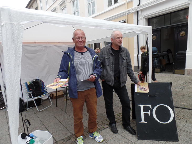 På FO-stand i Arendalsuka