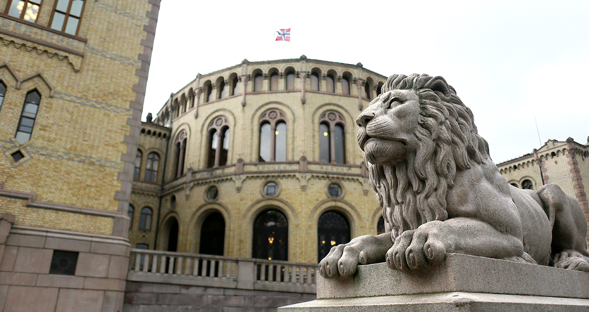 FO i møte barne- og familieministeren på Stortinget. Foto.