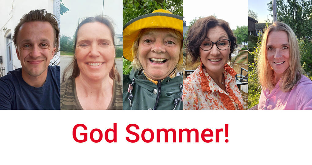 Ole Henrik, Hanne, Mimmi, Marianne og Marit ønsker dere en god sommer!